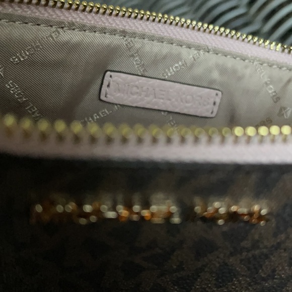 Michael Kors Jet Set Travel Large Top Zip Signature Wristlet Clutch - Picture 6 of 16